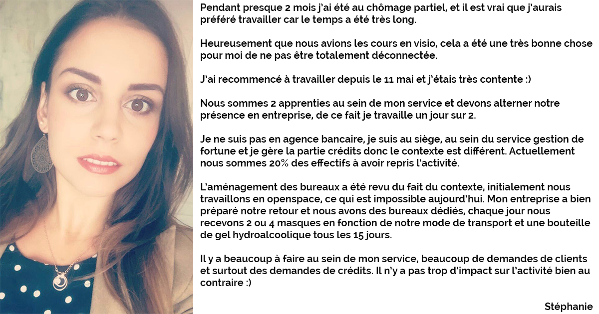 témoignage stéphanie LP Banque témoignage stéphanie LP Banque