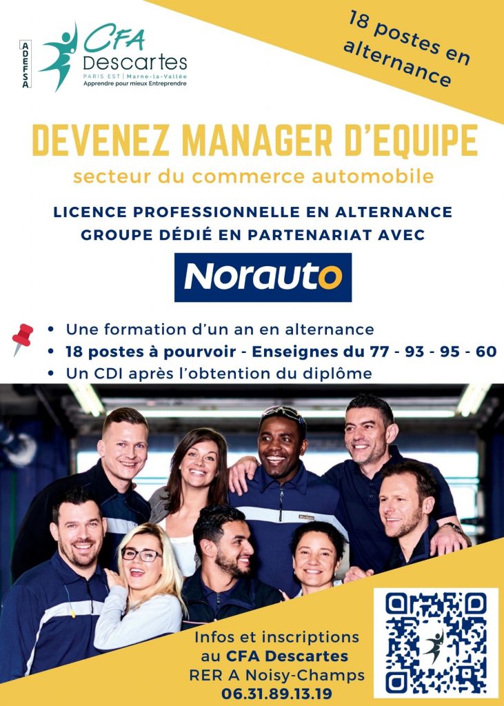 18 postes en apprentissage Norauto